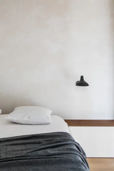 Interieur slaapkamer met bed Atelier WDS