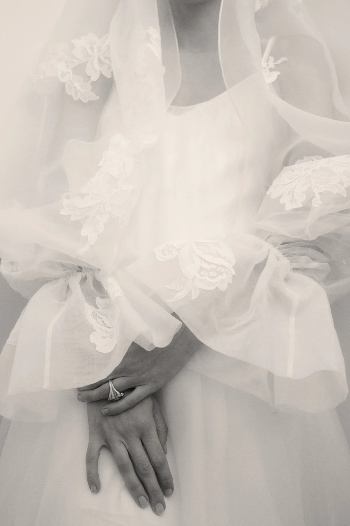 Kerry Veil Marni Dress Twenty Collection Detail BW