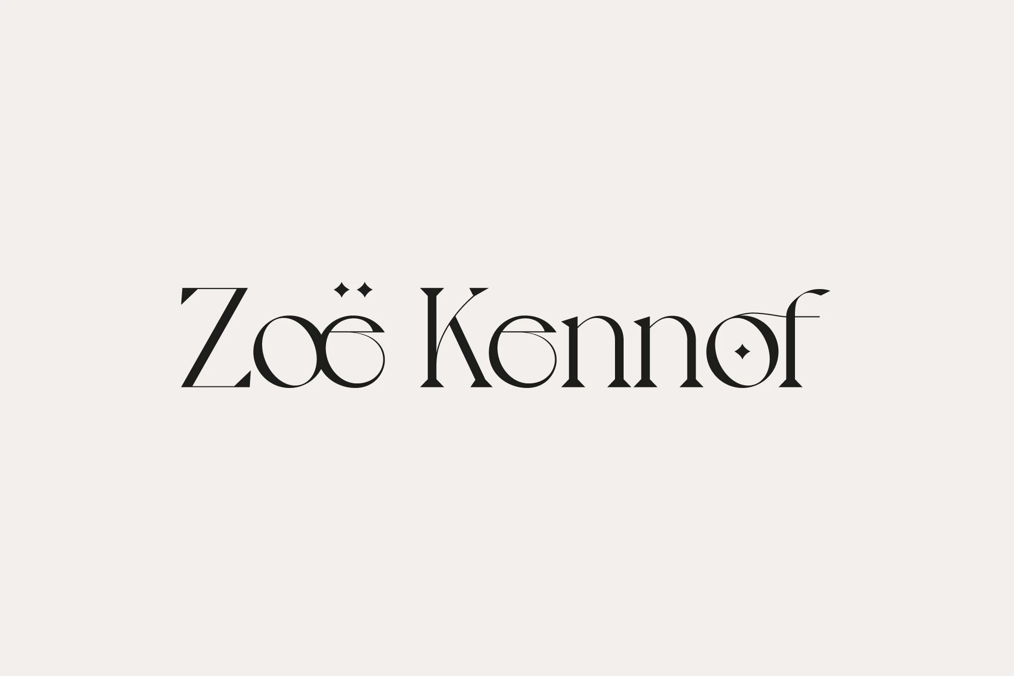 Ontwerp logo Zoe Kennof